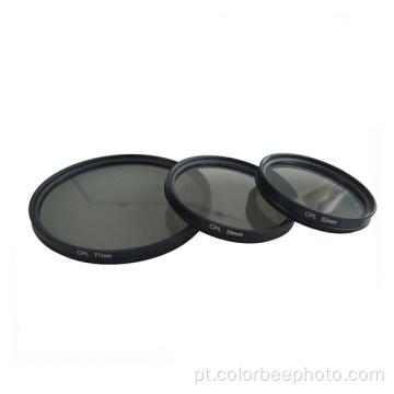 Filtro polarizador circular CPL lente óptica da câmera